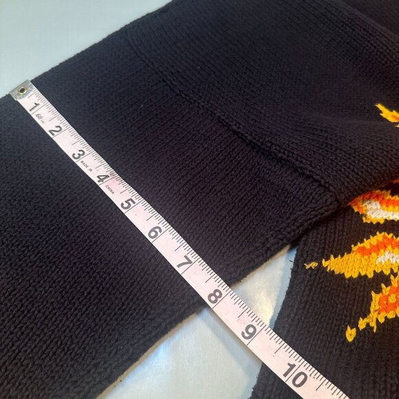 Roberta Freymann Sunflower Knit Oversized Sweater Women Autumn Vintage Tunic - Picture 12 of 16